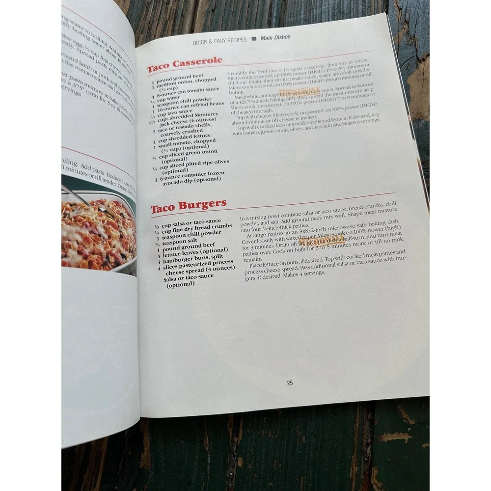 Better Homes and Gardens Quick & Easy Recipes Kraft Cookbook Vintage Softcover